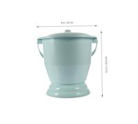 LRXIYODE Pot de Chambre Portable Plastique avec Couvercle Antidérapant Pot Urinoir pour Personnes Âgées Femmes Enceintes et Garçon Fille Toilette Dappoint Pratique pour Chambre