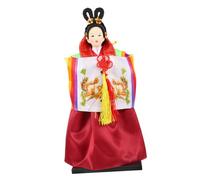 LRXIYODE Poupée Coréenne Hanbok de Soie Figurine Décorative Traditionnelle Aux pour Décoration Maison et Boutique Au Style Coréen