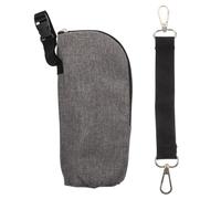 LRXIYODE pour Biberon Garçon Fille Gris Poche Thermique Portable avec Poignée pour Poussette Compatible Bouteilles Standard Facile à Nettoyer et