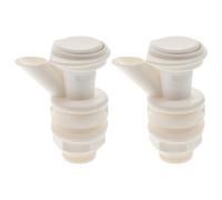 LRXIYODE Robinet Distributeur D'eau Réutilisable 2 Pièces en PP Blanc pour Distributeurs D'eau Filtrée, avec Accessoires de Remplacement, pour Événements en Plein Air et Fêtes