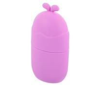 LRXIYODE Rouleau De Glace En Silicone Pour Visage Taille Compacte Massage Facial Détente Soin Peau Usage Maison Modèle Lapin Violet