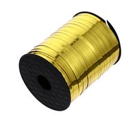 LRXIYODE Ruban D'emballage Doré pour Ballons en Plastique Décoratif, Résistant Décollement, pour Fêtes et Célébrations, 1 Rouleau Élégant et Simple