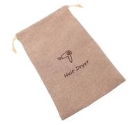 LRXIYODE Sacoche de Rangement pour Sèche-cheveux avec Cordon Protection Anti-poussière Pochette Portable pour Salle de Bain Hôtel et Voyage