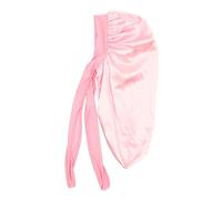 LRXIYODE Satin Long avec Bande Élastique Protection Cheveux Bonnet Dormir Cheveux Lâches et Confortable Bouclés et Tresses