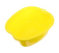 LRXIYODE Seau De Bain De Pieds Massant Épaissi En Plastique Jaune, Capacité Standard, Usage Domestique Et Spa, Pour Bain De Pieds Relaxant