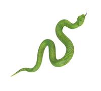 LRXIYODE Serpent Factice Réaliste TPR Souple pour Garçon Fille Modèle Imitation Serpent Vert pour Décoration Halloween et Jeu Éducatif