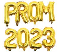 LRXIYODE Set de Ballons de Fête Dorés Graduation Aluminium pour Décoration de Bal de Promo Kit Complet pour Lycéenne et Remise de Diplôme