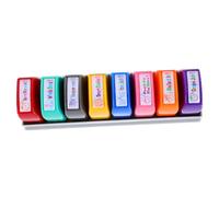 LRXIYODE Set de Enseignants Colorés Portables Automatiques pour Commentaires Anglais Kit Éducatif Réutilisable avec et Boîte de Rangement pour Évaluation et Motivation Classe