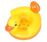 LRXIYODE Siège Gonflable Bébé Canard Portable, Canapé Gonflable en Pvc Robuste, Siège de Sol Confortable pour Activités D’été, Usage Polyvalent Bébé Garçon Fille, Modèle Jaune, Léger