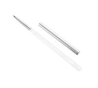 LRXIYODE Stylo Nail Art Liner pour Manucure Pinceau Nail Brush Précis pour Dessiner Fleurs et Motifs DIY pour Professionnels et Débutants Blanc