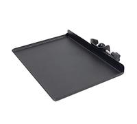 LRXIYODE Support de Microphone avec Plateau Fer Noir et Antidérapant Compatible avec Supports de Diffusion Direct et Microphones Karaoké