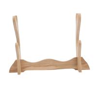 LRXIYODE Support de pour Flûtes Bois Massif à Deux Niveaux Porte Instruments et Élégant pour Bureau et Maison Rangement pour Collections