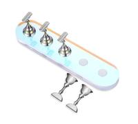 LRXIYODE Support Ongles Acrylique Réutilisable pour Pratique et Présentation Stand Press Nail Holder et Multifonction pour Salon Cours et Usage DIY