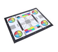 LRXIYODE Tableau De Test pour Objectifs De Surveillance Roue Chromatique pour L'Étalonnage des Caméras Charte D'Objectifs Professionnelle Cartes De Test De Couleurs Outil