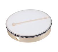 LRXIYODE Tambour en bois bongos tambours à main Instruments à percussion à main de plein air Dansant tambourins et Beige