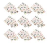 LRXIYODE Tatouages Temporaires Thème du Football pour Visage et Corps, 10 Paquets de 5 Feuilles, Autocollants Résistants à L’eau Résidus, Décorations pour Fête D’anniversaire et