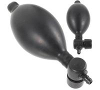LRXIYODE Tensiomètre Manuel avec Ballon de Gonflage en Latex Noir, 2pcs, avec Soupapes de Purge D'air Inflation Rapide et Fiable
