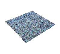 LRXIYODE Tissu d'Emballage de Style Japonerie 70Cm pour Bento Boîte à Lunch Bleu Solide Lavable Décoratif
