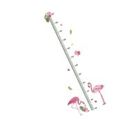 LRXIYODE Toise Murale Autocollante Oiseau Tropical Pour Chambre Garçon Fille Règle De Mesure Hauteur Réutilisable Pvc Résistant Décoration Murale Amusante Avec Animaux Cartoon