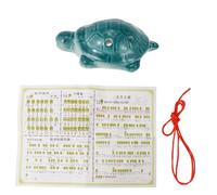 LRXIYODE Tortue Ocarina enfants ocarina de dessin animé petit Ocarins Mini instrument débutant instrument de musique tortue porcelaine blanche