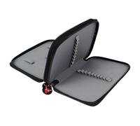 LRXIYODE Trousse De Manucure Imperméable Portable 35 Pièces Taille 1 Noire Organisation Pinceaux Nail Art pour Salon De Beauté Voyage