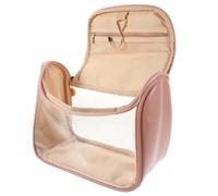 LRXIYODE Trousse de Toilette Transparente Portable Oxford et Sac Maquillage Léger et Grand Volume pour Voyage Organisateur Suspendu Multifonction pour Cosmétiques et Soins Pochette