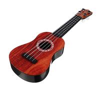 LRXIYODE Ukulélé Garçon Fille Bois Synthétique Débutant Instrument Musical Plastique avec Cordes de Rechange et Méthode Simplifiée pour Garçons Filles