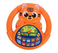 LRXIYODE Volant Garçon Fille Portable Simulation Conduite Apprentissage Précoce Développement Motricité Fine et Coordination Spatial Activités Intérieures et Extérieures