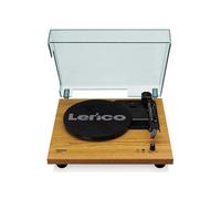 Lenco Platine LS-10WD avec haut-parleurs intégrés - Bois