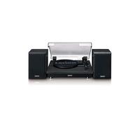 LS-100BK - Platine vinyle avec réception Bluetooth et deux enceintes externes - Noir