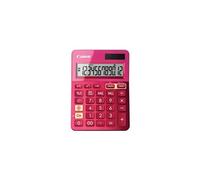LS-123K - Calculatrice de bureau - 12 chiffres - panneau solaire, pile - rose métallique