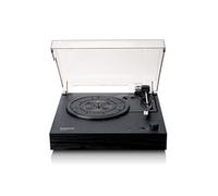 LS-15BK - Platine vinyle avec Bluetooth, deux haut-parleurs intégrés et cellule AT3600L - Noir