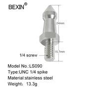 LS090 1pc - Trépied support 3/8 1/4 M8 pouces CameraTripod pointes pièce de rechange pied vis pour Gitzo Benro monopode trépied