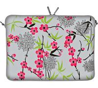 Ls104-15 Sakura Designer Notebook Sleeve Housse Pour Ordinateur Portable 15,4"" Jusqu'À 15,6"" (39,1 - 39,6 Cm) Large Néoprène Pochette Sacoche[ZHB1365]