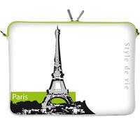 Ls136-15 Paris Designer Notebook Sleeve Housse Pour Ordinateur Portable 15,4"" Jusqu'À 15,6"" (39,1 - 39,6 Cm) Large Néoprène Pochette Sacoche[ZHB1362]