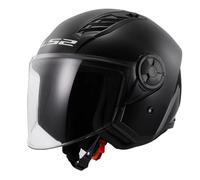 LS2, Casque Moto Jet AIRFLOW II Noir Verni, L