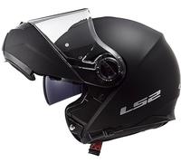 LS2 50325 10 11 Casque Modulable Strobe FF325, Noir Mat, Taille XL