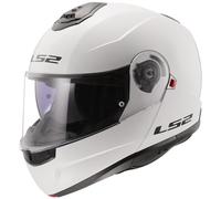 LS2, Casque Moto Modulable Strobe II Gloss White, XS