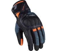 LS2 Air Raptor gants de moto en maille perforée, noir-bleu-orange, taille S pour homme
