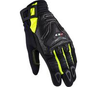 LS2 All Terrain Gants de moto perforés, noir-jaune, taille XL pour homme