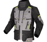 LS2 Apollo, veste textile imperméable XXL Gris Foncé/Noir/Jaune Néon Gris Foncé/Noir/Jaune Néon
