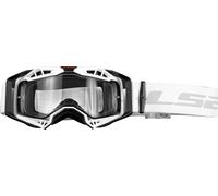 LS2 Aura Enduro Series Lunettes de motocross, Blanc, Taille unique