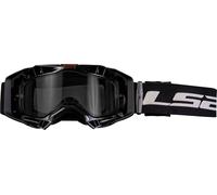 LS2 Helmets Lunettes de motocross Aura Enduro - Tout-terrain Pinlock verre clair CAT0 Noir