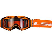 LS2 Aura Enduro Series Lunettes de motocross, orange pour homme