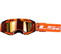 LS2 Aura Pro Lunettes de motocross, orange