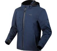 LS2 Bolton, veste textile imperméable S Bleu Foncé Bleu Foncé