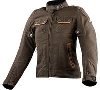 LS2 Bullet imperméable dames moto textile veste, brun, taille 4XL pour femmes