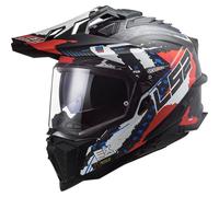 LS2, Casque Cross Moto Explorer Extend Mat Red 06, XXL
