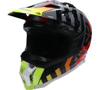 LS2 casque cross MX7 C X-FORCE BARRIER jaune-rouge XL