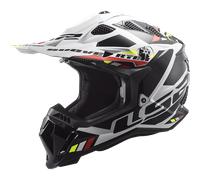 Casque LS2 Cross Subverter Stomp Blanc Noir 06 M